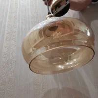 2 عدد لوستر شیشه ای|لوستر و چراغ آویز|قزوین, |دیوار