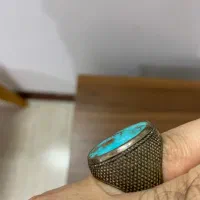 انگشتره نقره فیروزه نیشابور|جواهرات|آمل, |دیوار