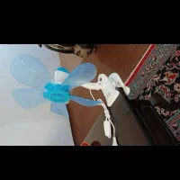 پنکه رنگی گیره ای|پنکه و تصفیهکنندهٔ هوا|بندرعباس, |دیوار