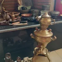 ست سماور برنجی سیسمونی|سماور، چای‌ساز، قهوه‌ساز|آمل, |دیوار
