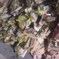 چوب هیزمی  توری شده اماده