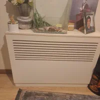 کنسول چوبی مناسب  پوشش شوفاژ سفید