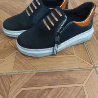 یک جفت کفش مشکی دخترانه راحتی|کیف، کفش، کمربند|کرمان, |دیوار