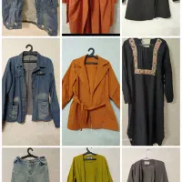 مانتو شلوار لی شومیز کت لباس مجلسی هودی