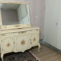 آینه کنسول چوب راش