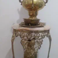 میز خاطره سماور ساعت برنزی