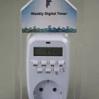 پریز تایمر دار دیجیتال (تایمر برق) + باطری بکاپ