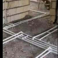 لوله کشی آب و فاضلاب .خورده کاری .