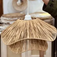 لوستر رافیا|لوستر و چراغ آویز|نوشهر, |دیوار