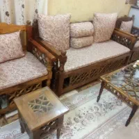 مبلمان سنتی ۵ نفره|مبلمان خانگی و میز عسلی|تهران, جابری|دیوار