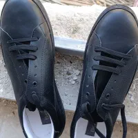 فروش کفش ونس مردانه چرم مشکی