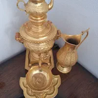لوستر قدیمی و طلایی|لوستر و چراغ آویز|تهران, زعفرانیه|دیوار