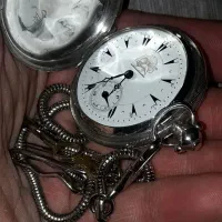 ساعت جیبی نقره قاجاری آنتیک اصیل