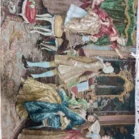 تابلوفرش‌دستبافت‌‌شمع‌وفوت‌بزرگ