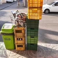 جعبه نوشابه و سبد لبنیات