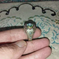 دو عدد انگشتر نقره دست ساز فیروزه.موزینایت|جواهرات|قم, علی آباد سعدگان|دیوار