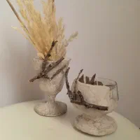 تولیدی گلدان و جاشمعی پینترستی|صنایع دستی و سایر لوازم تزئینی|قزوین, |دیوار