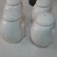 جا ادویه ای سرامیکی سفید رنگ