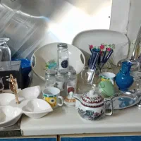 ظرف ومیزکنارتخت|ظروف سرو و پذیرایی|اهواز, حصیرآباد|دیوار