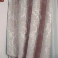 دستک پرده دوطرفه مخمل دوعدد|پرده، رانر، رومیزی|مشهد, حجاب (شهرک غرب)|دیوار