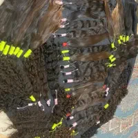 مرکز بزرگ مو بور سیلک طبیعی و رنگ شده