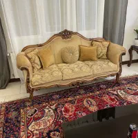 مبل وناهارخوری چوب گردو‌