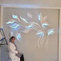 اجرای گچبری مدرن و نقاشی دیواری