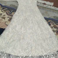 لباش جشن عروس سفید زنانه