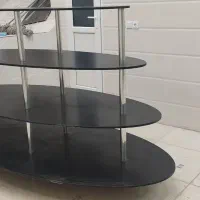 میز و‌ شلف چوبی