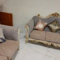 چهار دست مبل هفت نفره در حدنو|مبلمان خانگی و میز عسلی|کوهدشت, |دیوار