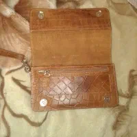 کیف دست دوز چرم واقعی