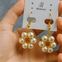 گوشواره مرواریدی گل|بدلیجات|تهران, جیحون|دیوار