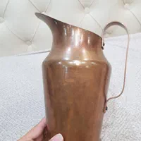 پارچ مسی قدیمی، پارچ مس آنتیک ۲۹ سانت|کلکسیون اشیاء عتیقه|تهران, پونک|دیوار