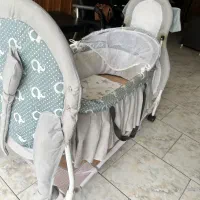 تخت نوزاد طرح فیل نینی لای لای|تخت و سرویس خواب|چالوس, |دیوار