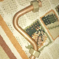 لوله مسی آبگرمکن وشیر آلات