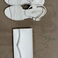 یک جفت کفش مجلسی طبی و کیف شاین  ست کفش