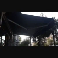 سایبان مشکی  بازویی