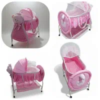 گهواره عروسکی خرسی برند bab co