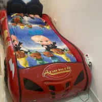 تخت ماشینی کودک|تخت و سرویس خواب|رشت, شهرک پردیسان|دیوار