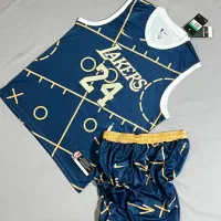 کیت ست جرزی رکابی و شلوارک بسکتبالی بدنسازی