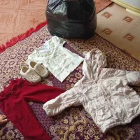 اهدا لباس دخترانه یک تا دو سال|کفش و لباس بچه|مهاباد (آذربایجان غربی), |دیوار
