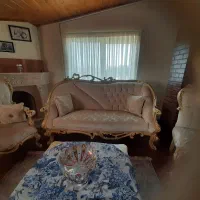 مبل سلطنتی ۷نفره با میز ناهارخوری ۸نفره