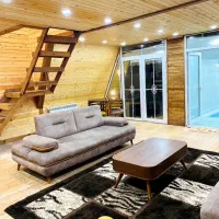 کلبه چوبی سوئیسی|اجارهٔ کوتاه‌مدت ویلا و باغ|بندر انزلی, گیلار|دیوار