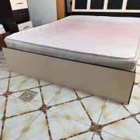 تخت و خواب دو نفره همراه تشک و پاتختی|تخت و سرویس خواب|مهاباد (آذربایجان غربی), |دیوار
