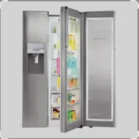 یخچال فریزر ساید بای ساید اسنوا مدل گالری 3350ss|یخچال و فریزر|کرج, شهرک نهال و بذر|دیوار