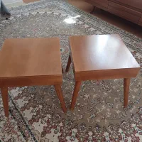 دو عدد میز عسلی چوب راش درحدنو
