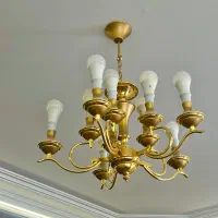 ۴عدد لوستر طلایی