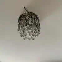 ۵ عدد لوستر کریستالی کنترل دار بزرگ و کوچیک|لوستر و چراغ آویز|شیراز, شهرک بهشتی|دیوار