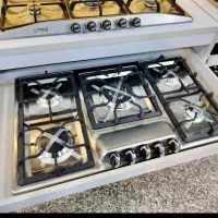گازهای 5شعله استیل تکنو چدن مقاوم نو و پلم