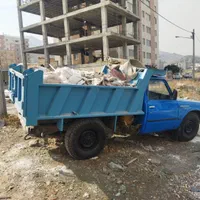 حمل خاک نخاله شن سیمان ماسه مصالح نیسان کمپرسی